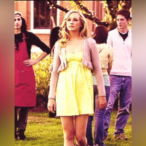 BCBG Maxazria | Caroline Forbes Vampire Diaries Sundress * Seas. 1 Ep. 2 | Sz 6 - Picture 2 of 14